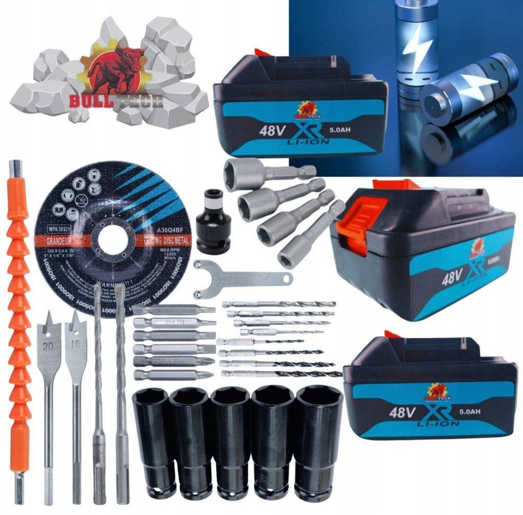 BULL-TECH BT5018XL 48V 4-ühes juhtmevaba tööriistakomplekt
