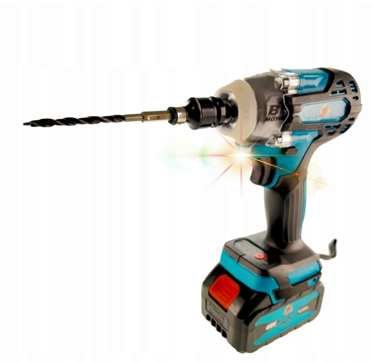 BULL-TECH BT5118 48V harjadeta juhtmevaba löökmutrivõti 2×6Ah akuga