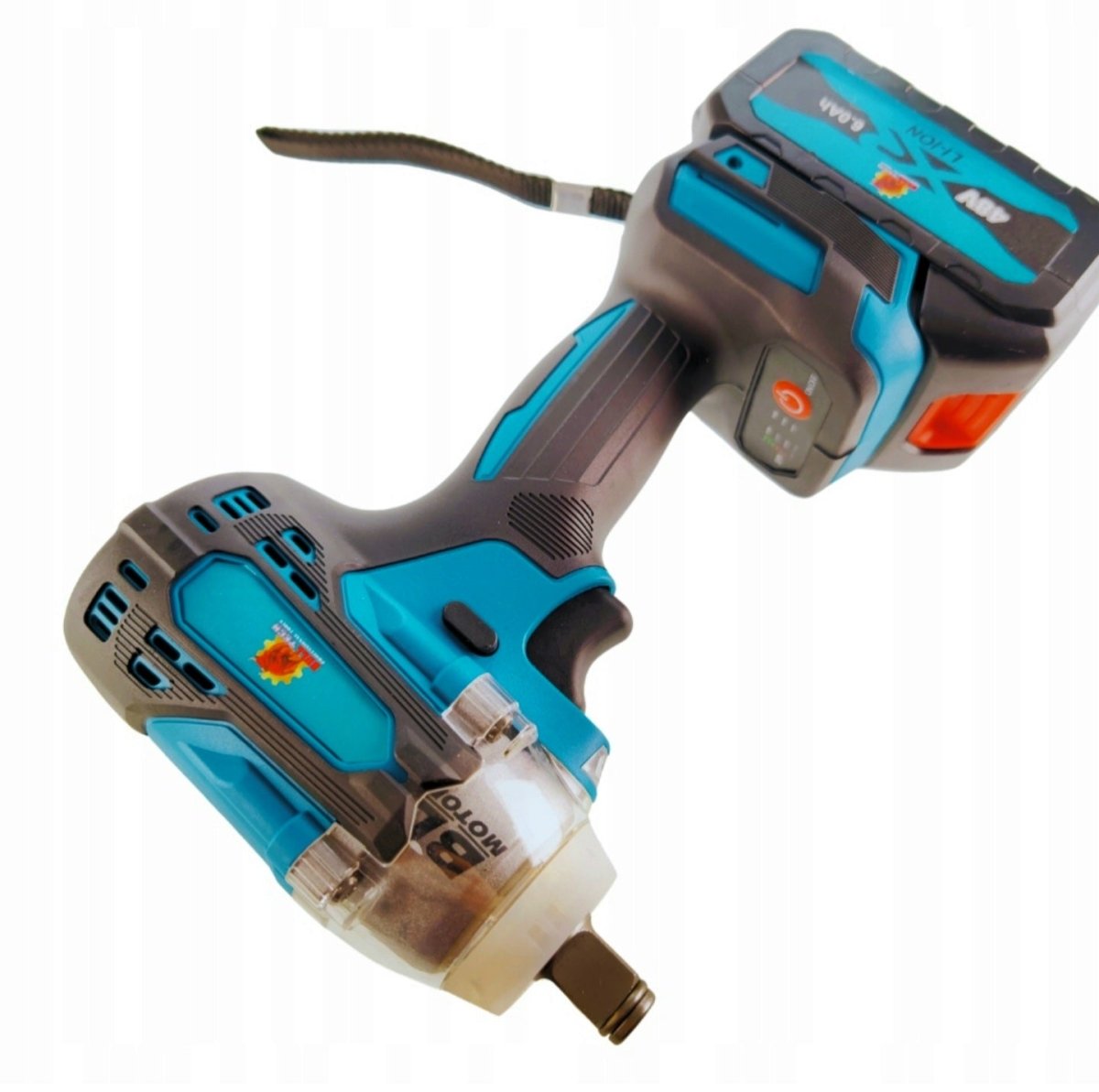 BULL-TECH BT5118 48V harjadeta juhtmevaba löökmutrivõti 2×6Ah akuga