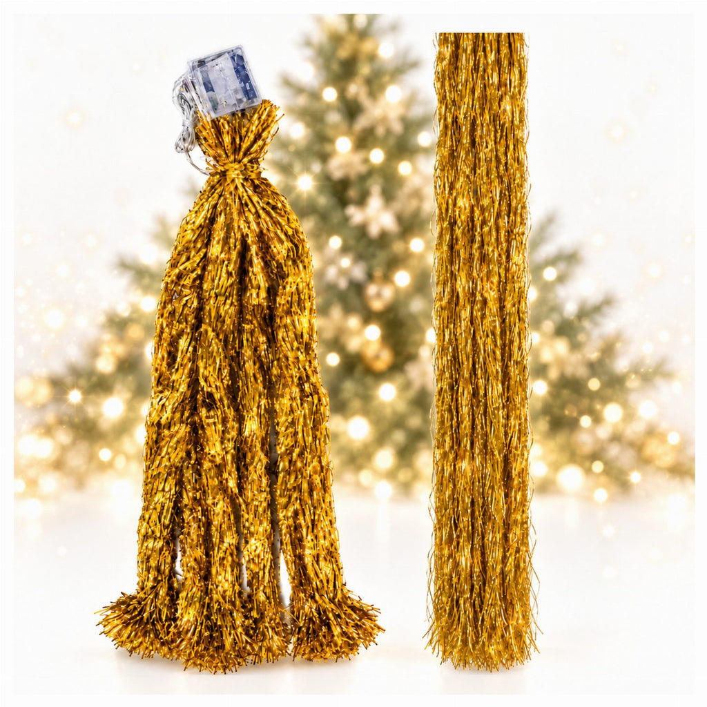 Angel Hair Christmas Decoration 100cm Gold 1 pc