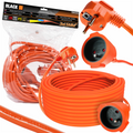 Black Electrical Extension Cord 30m 3x1.5mm IP20 (C26)