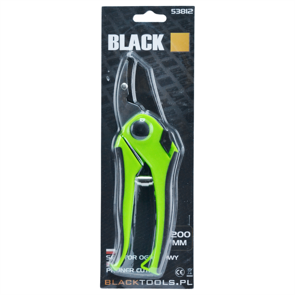 Anvil Garden Pruner 200 mm Black