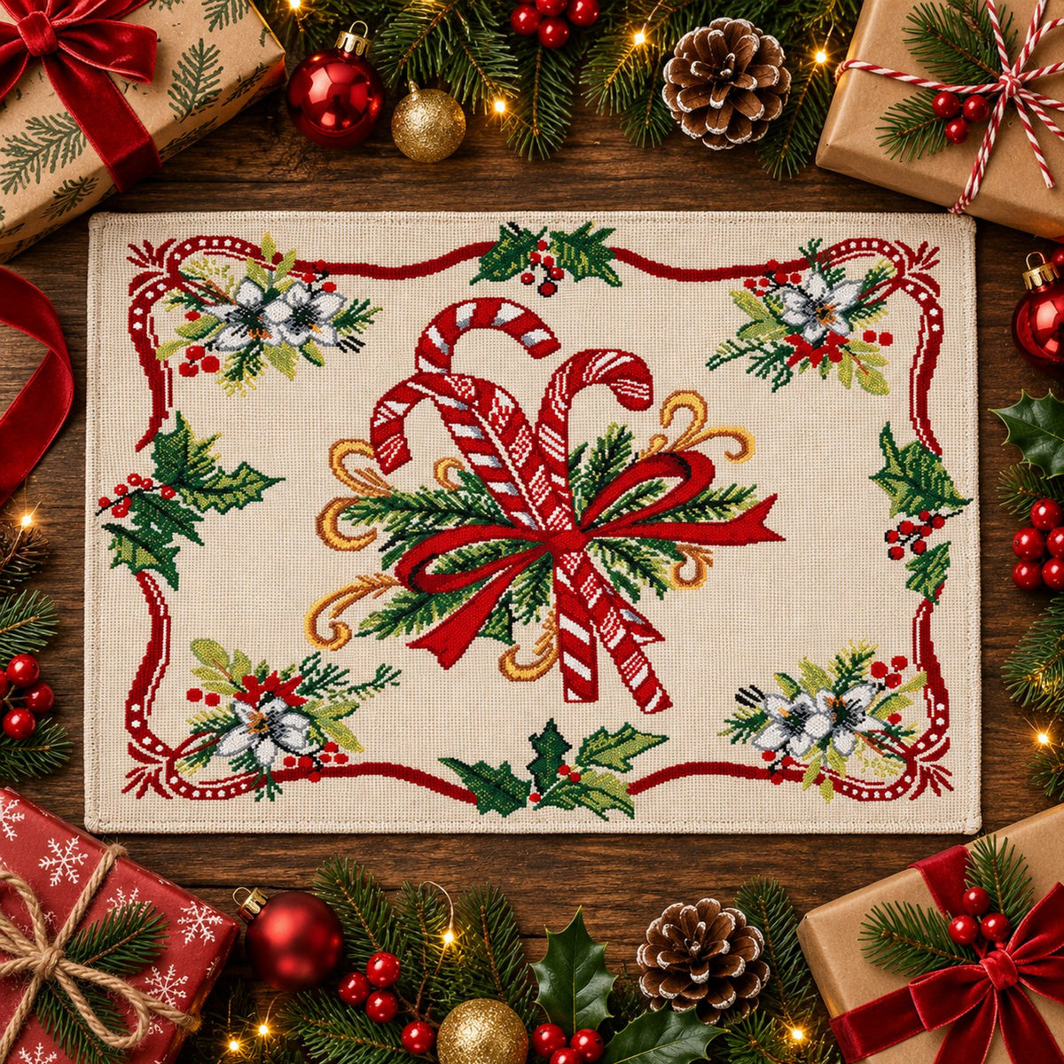 Christmas Table Napkin Protective 33x45cm