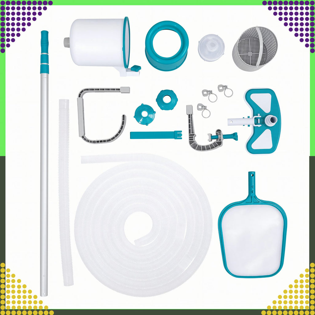 Bestway Deluxe 3-ühes basseinipuhastuskomplekt tolmuimejaga 58237