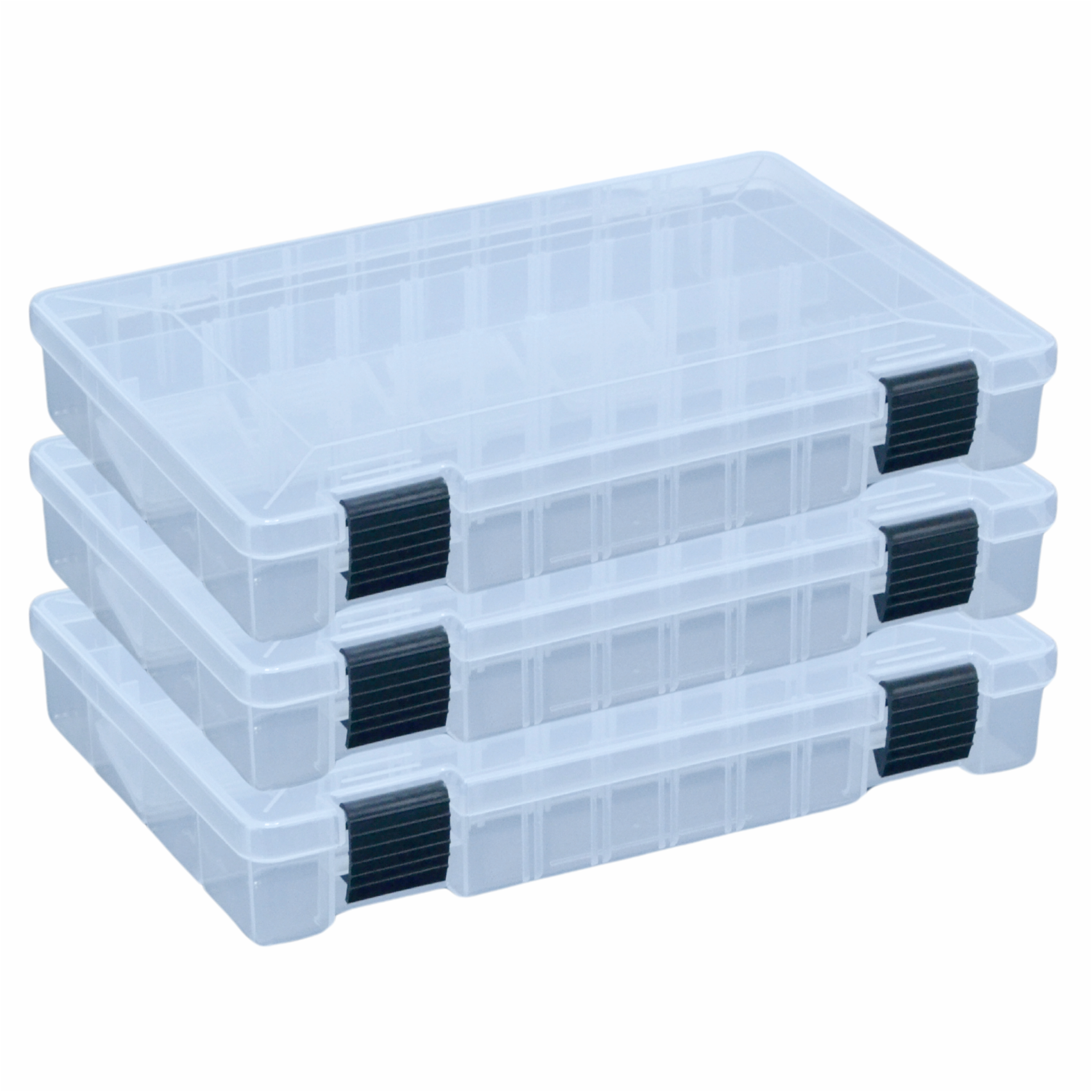 Hokkado Fishing Backpack Bag with 3 Boxes, Rigid Bottom, 38/42/21cm