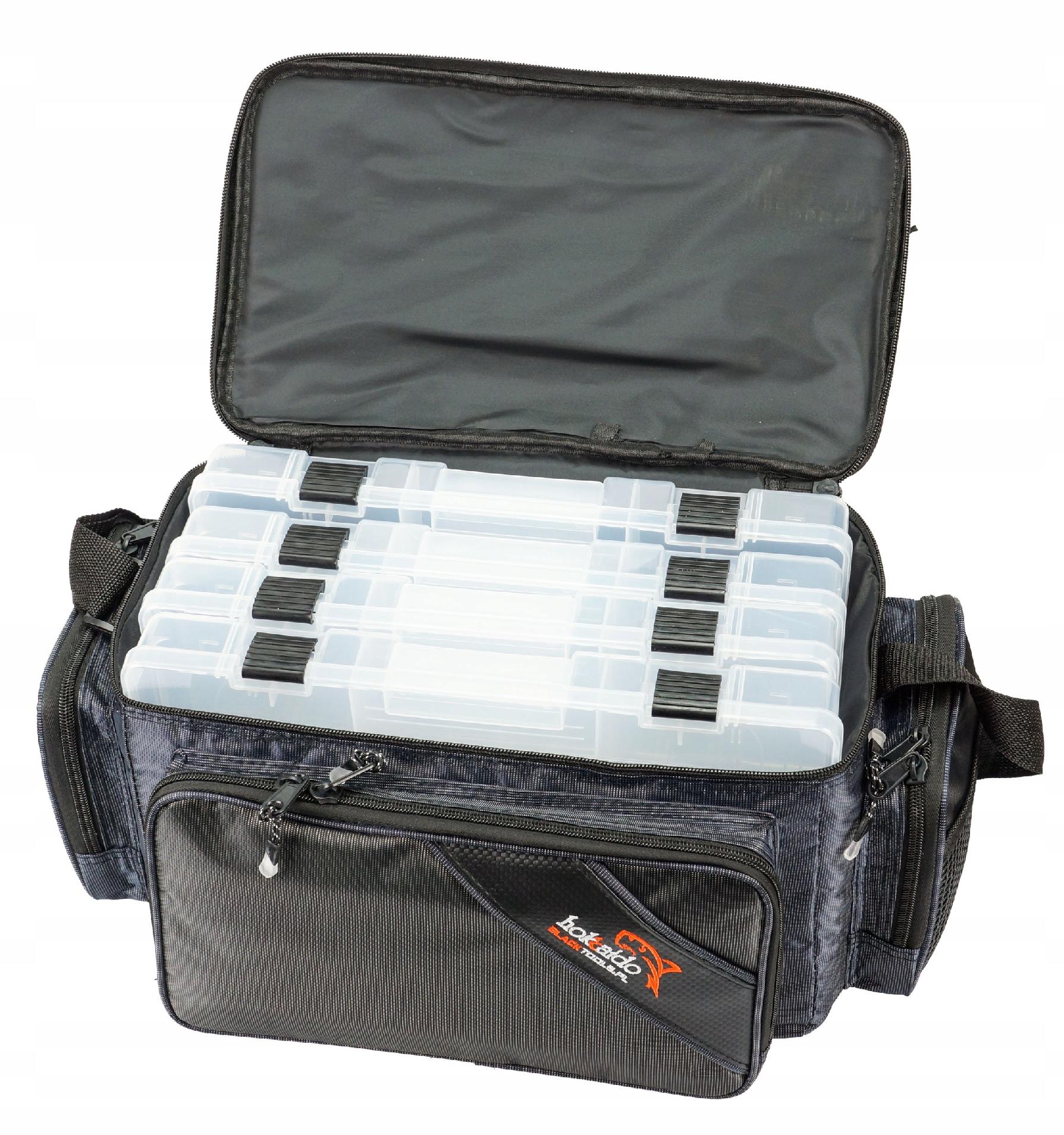 Hokkado Fishing Bag with 4 Boxes 38/22/24-4