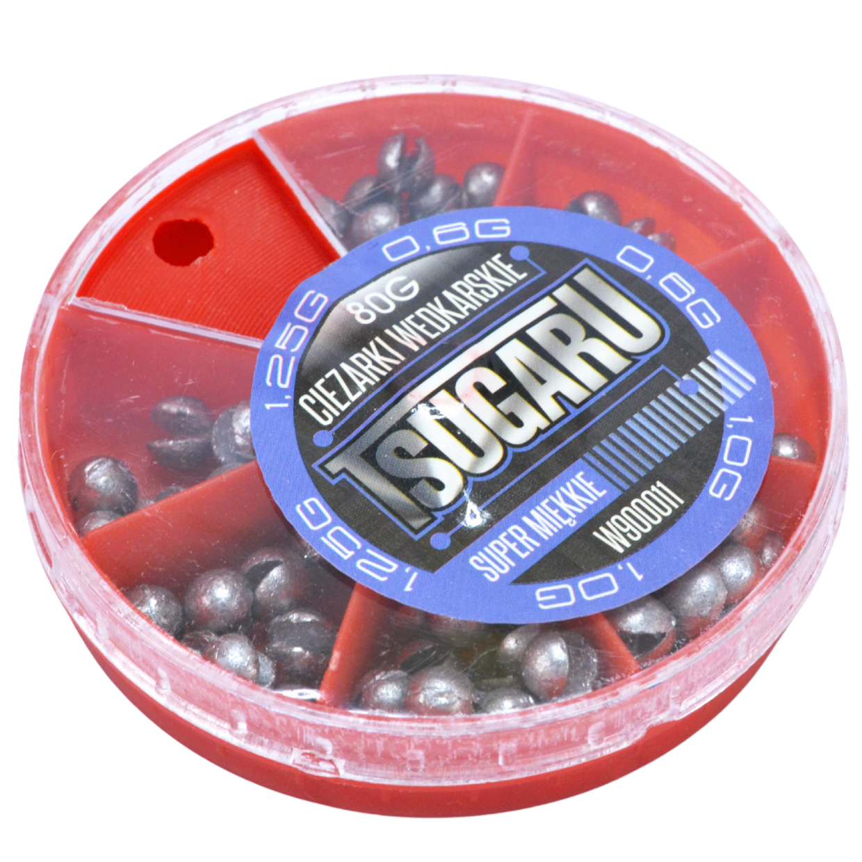 Tsugaru pliikuulist kalapliiatsite komplekt 80g, 3 suurust