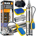 High-Pressure Submersible Pump with Float Switch for Clean Water, Strong Black (VD12)