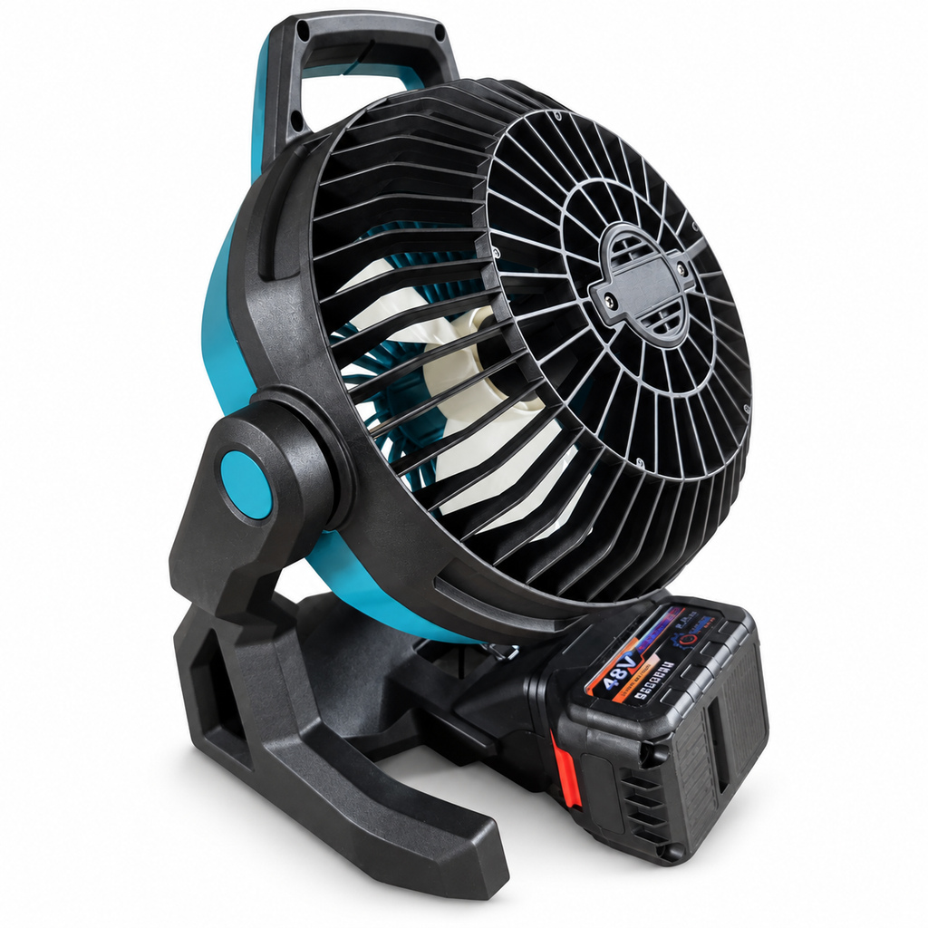 CBF06 cordless fan – rear battery mount