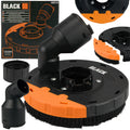 Dust Extraction Cover for Angle Grinder 115-125mm Mraki Black (VA7)
