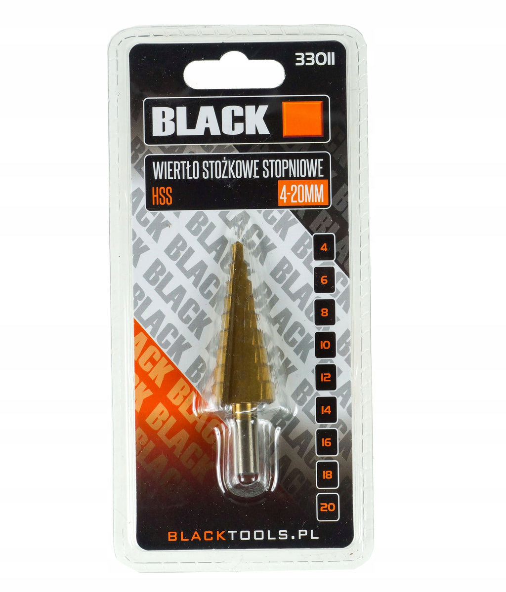 STEP DRILL BIT 4-20MM HSS (33011)