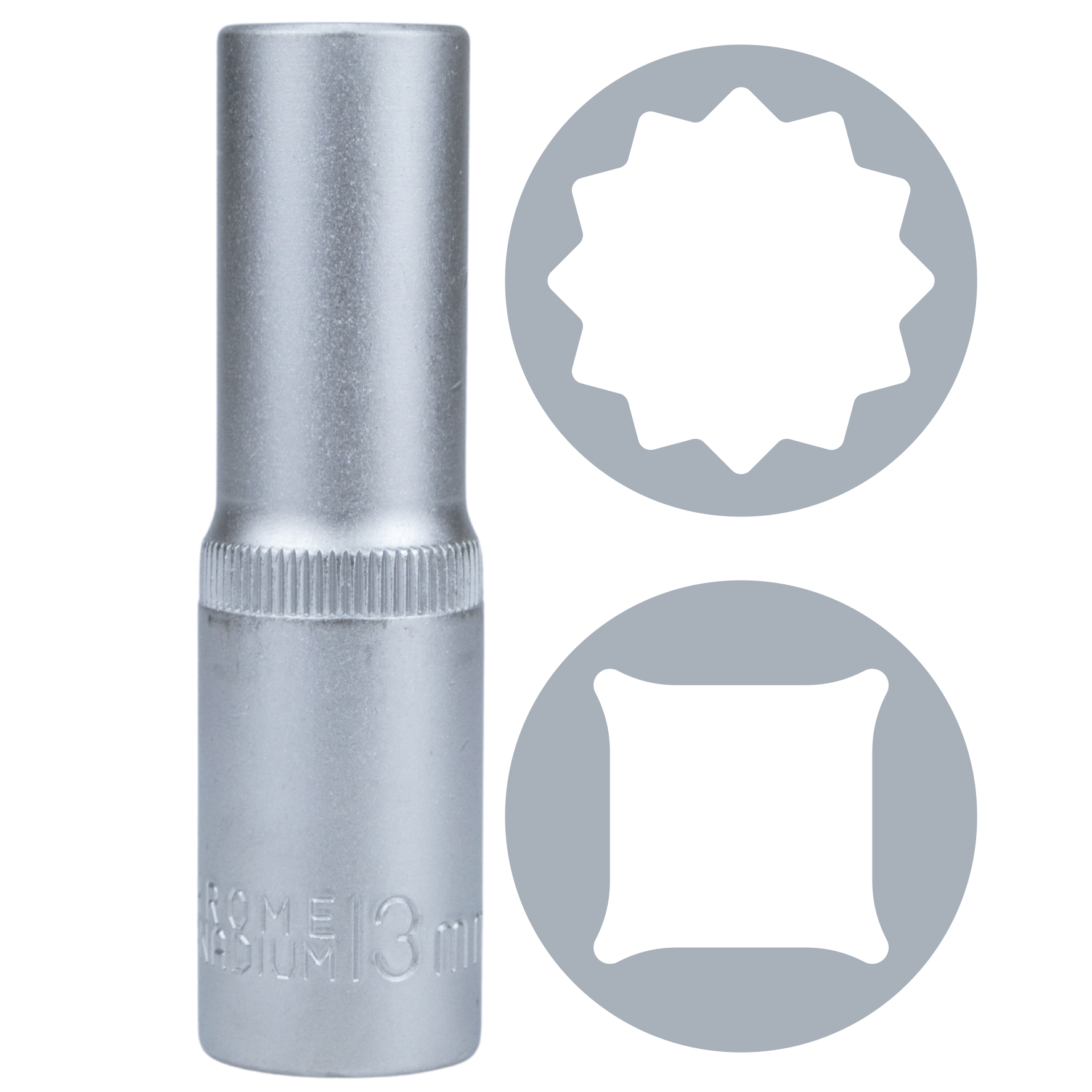 1/2" pikk padrun 13mm