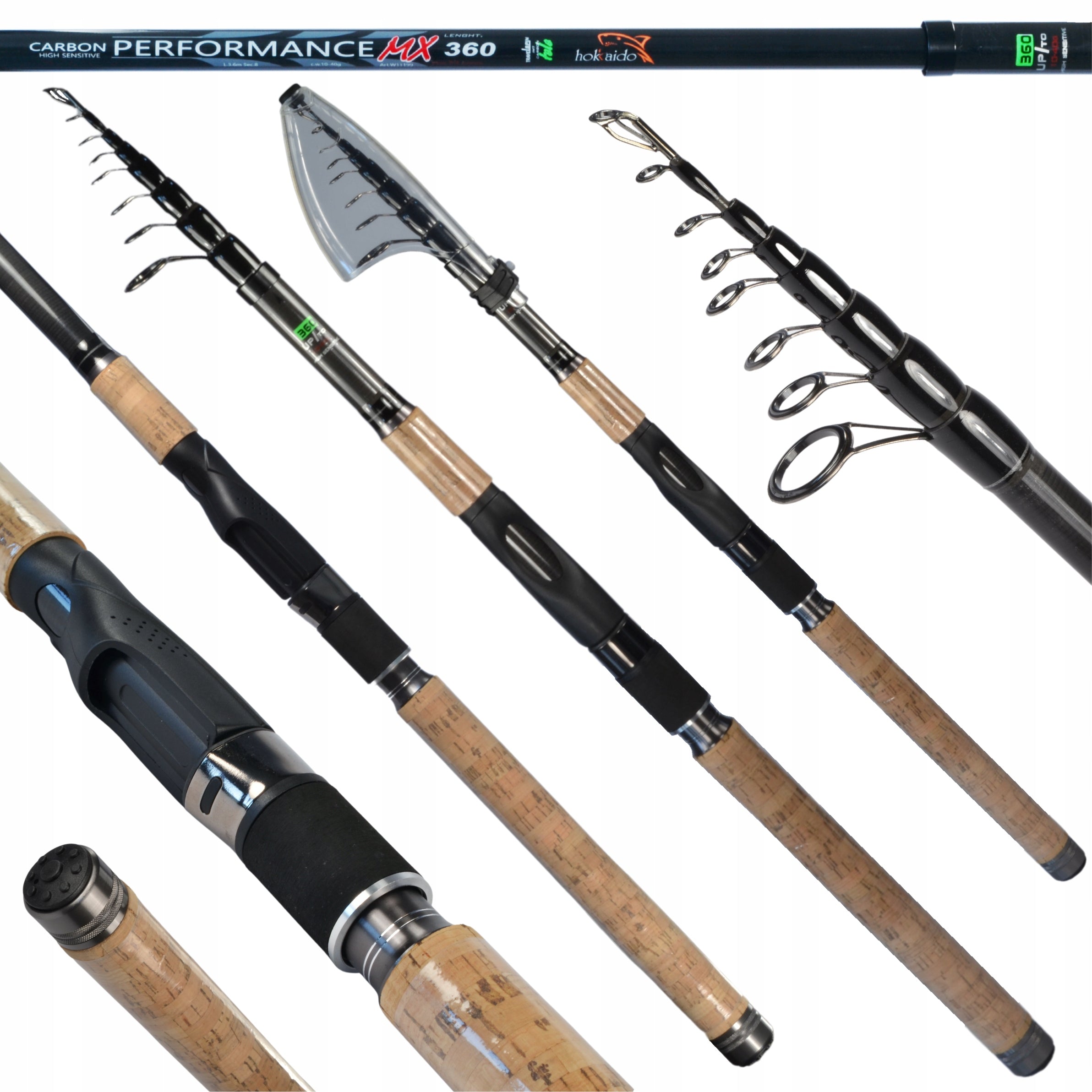Hokkaido Performance MX teleskoopritv 10-40g 300cm