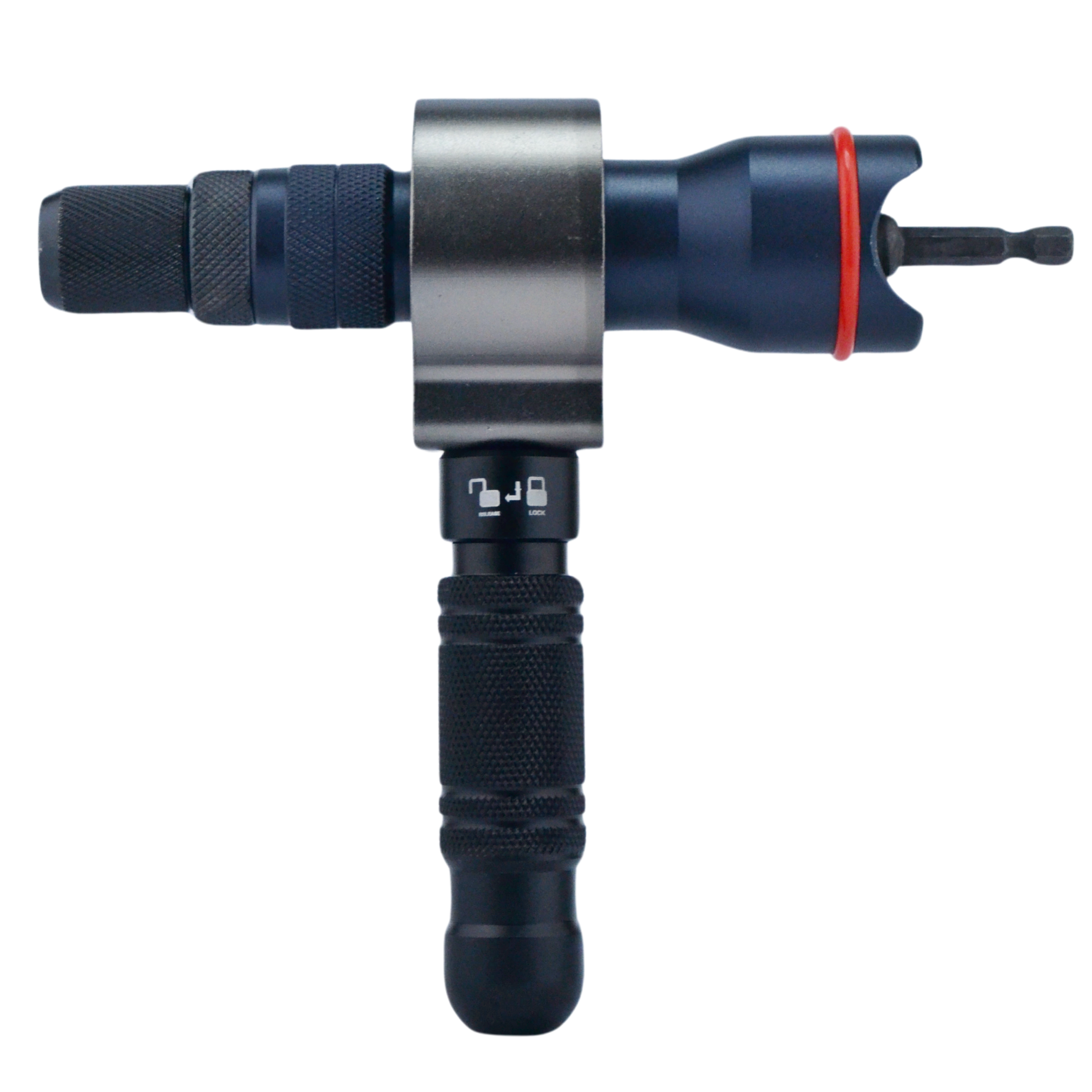 3-ühes neetimispüstol neetmutrite ja neetide jaoks koos 13-osalise adapterikomplektiga kruvikeeraja trellile