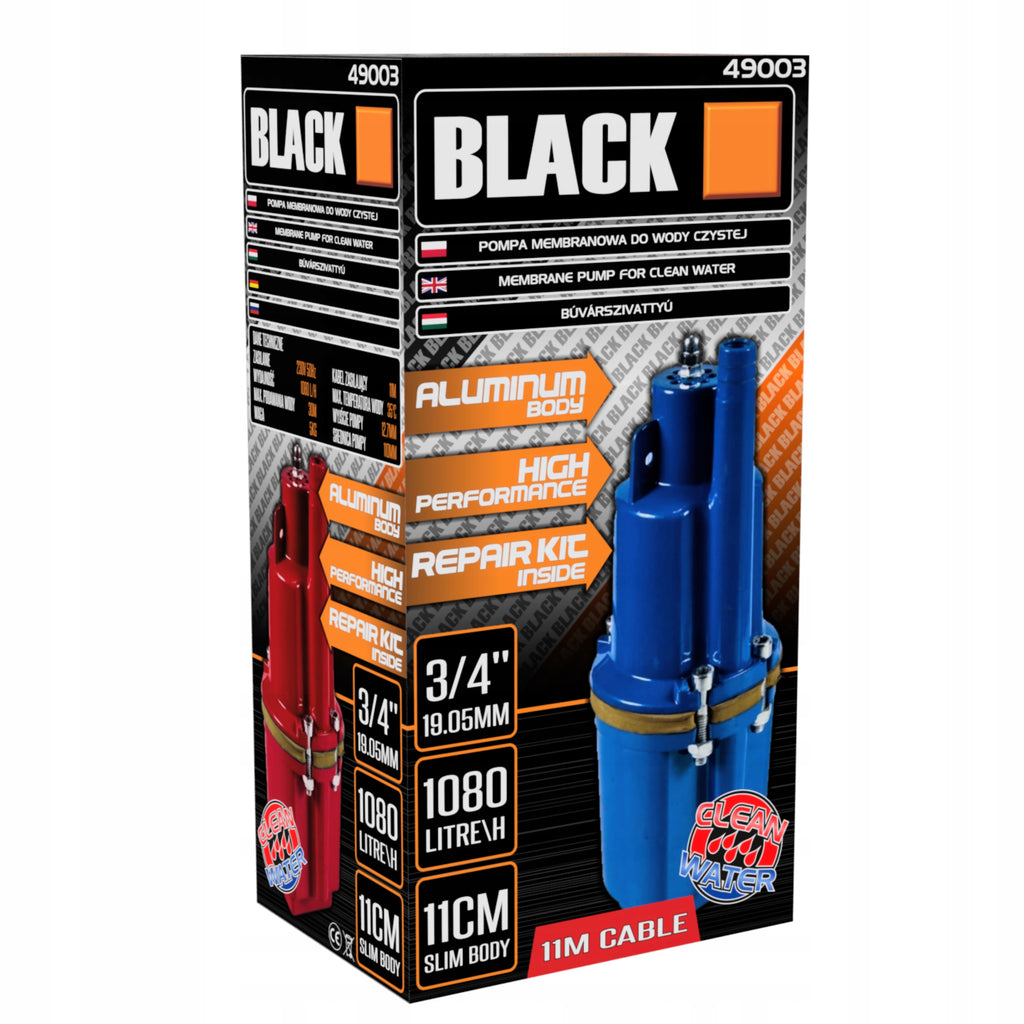 Süvaveepump Nurek 495W Black Ruska 11m (VA14)