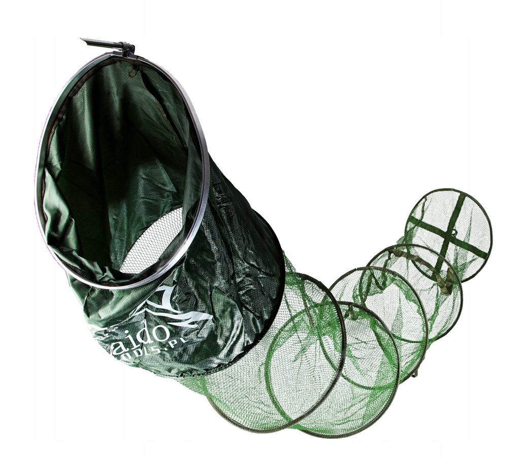 Kummist kalavõrk 3m x 40cm käepideme ja kattega