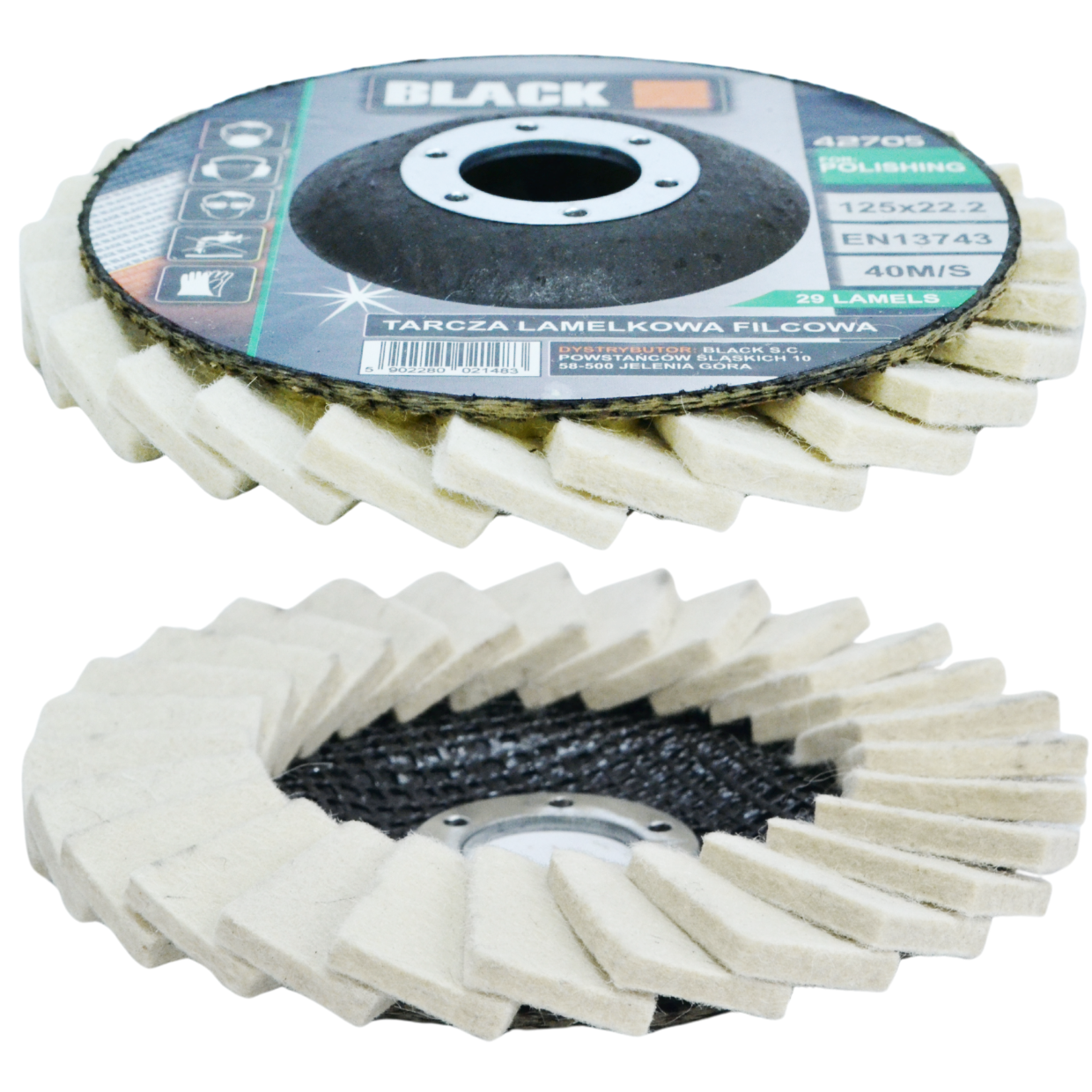 Viltpoleerimispadi 125mm viltpoleerimisketas