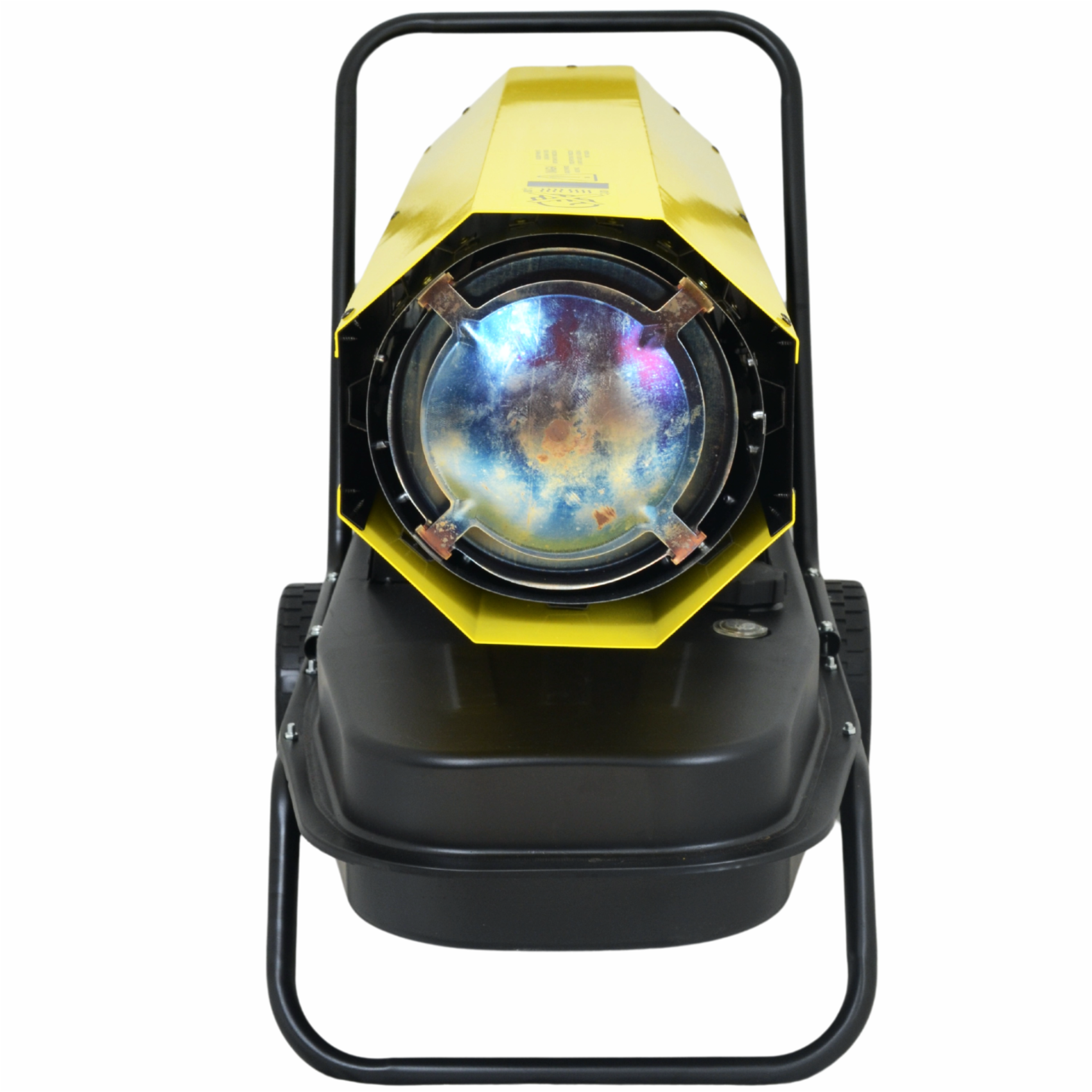 25KW Diesel Oil Heater with Blower, Thermostat, LCD, 18L, Black