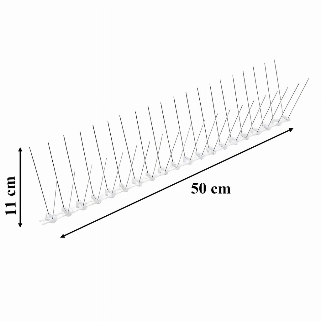 20 tk roostevabast terasest linnuogade ribasid aknalaudadele ja servadele, 50 cm RC-K-152320SZT