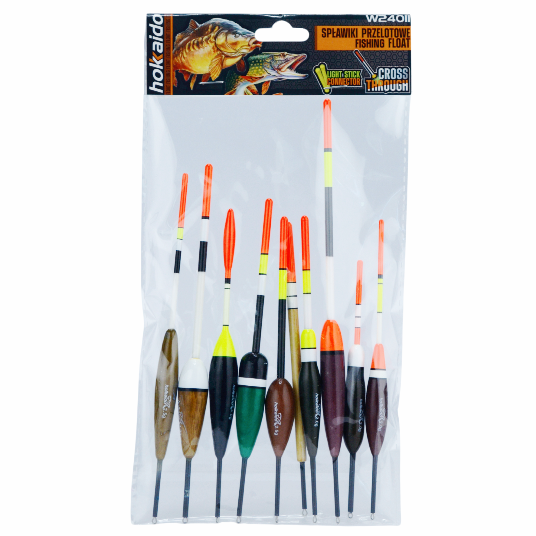 Komplekt 10 kvaliteetsest Hokkaido läbivast ujukist