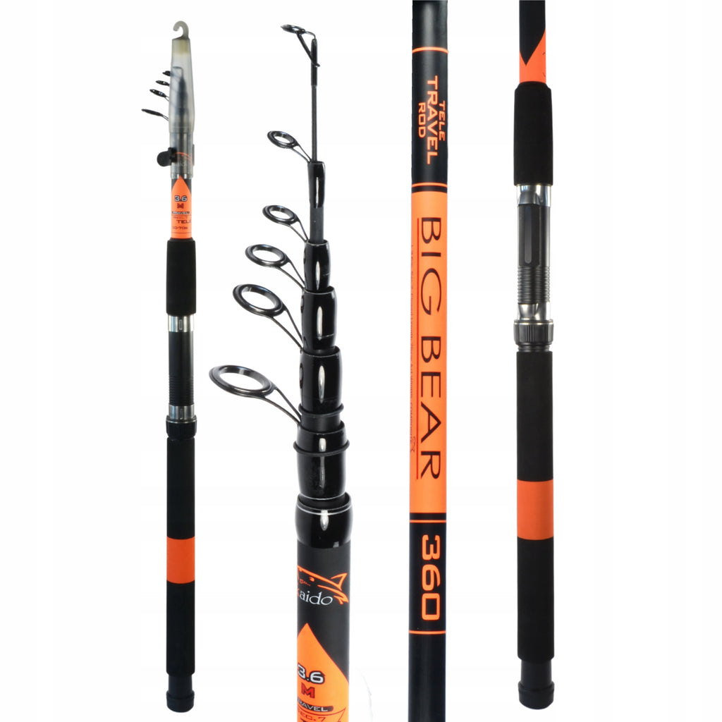 Big Bear 360cm Telescopic Fishing Rod with Bottom Float