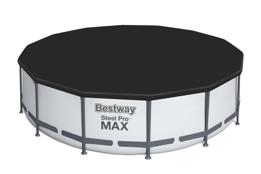 Bestway PVC-kaitsekate basseinile Ø 427 cm must 58248