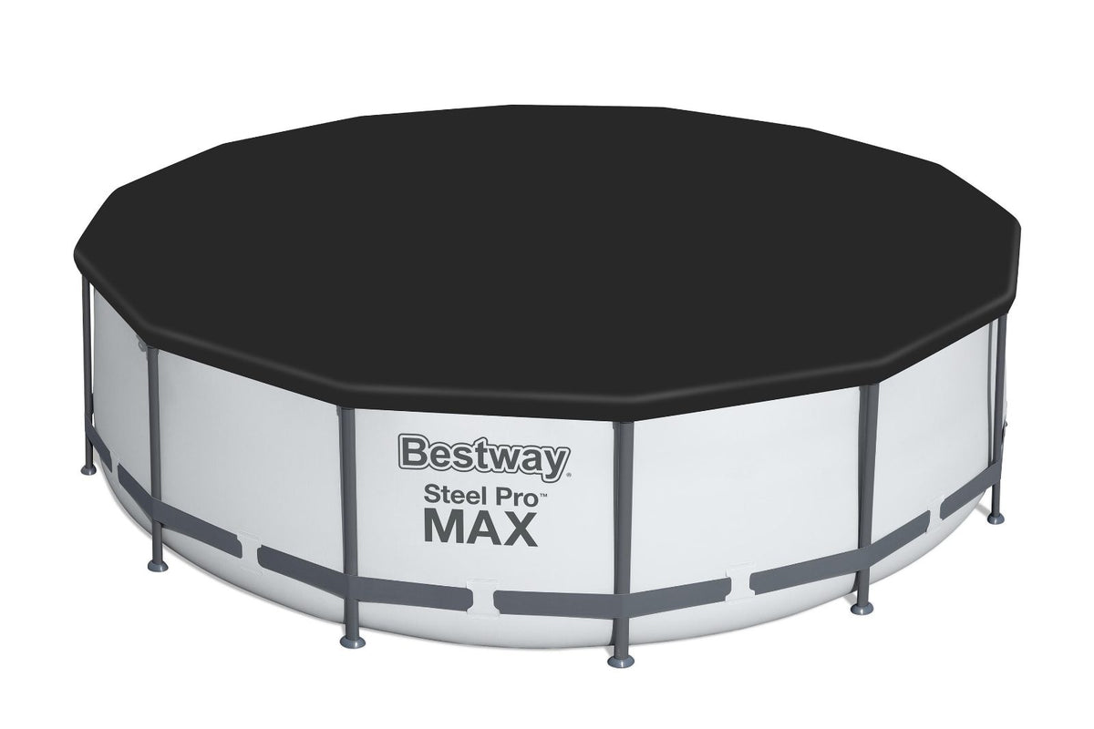 Bestway PVC-kaitsekate basseinile Ø 427 cm must 58248