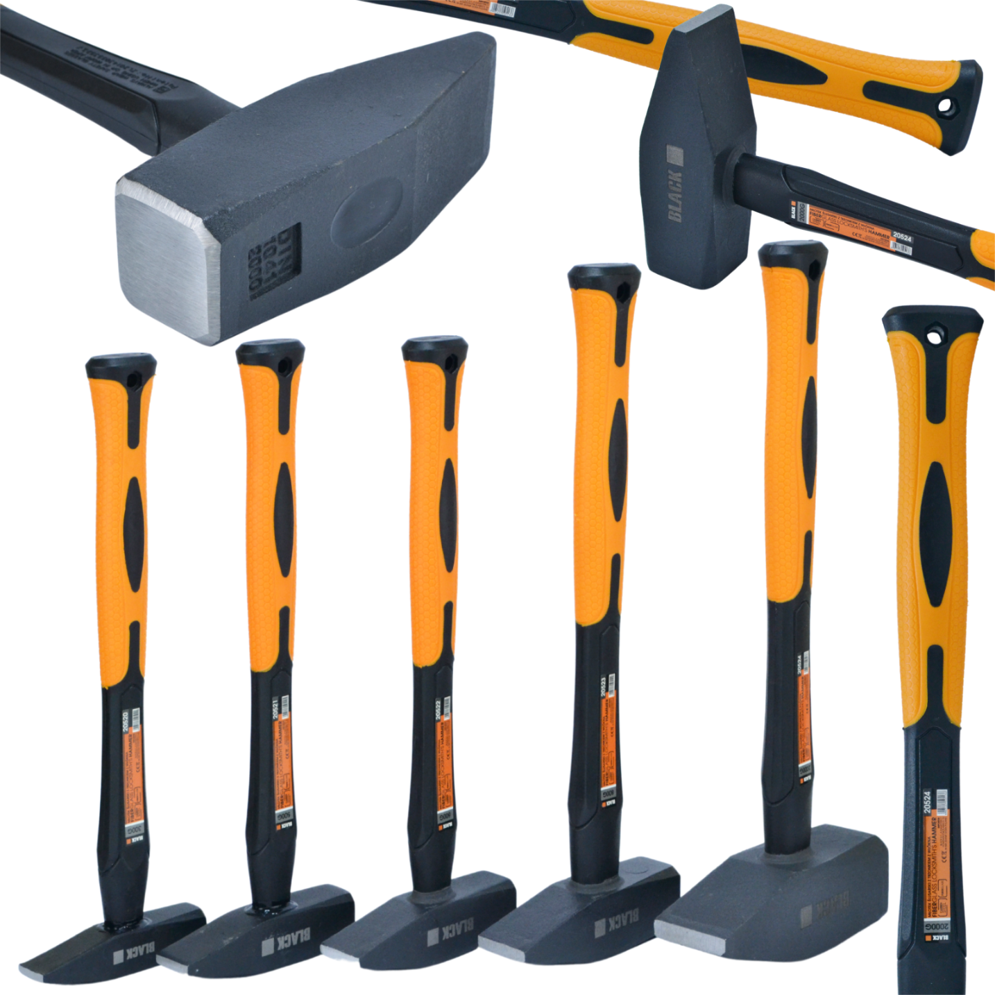 Black lukksepa klaaskiust haamer 600g (0.6kg)