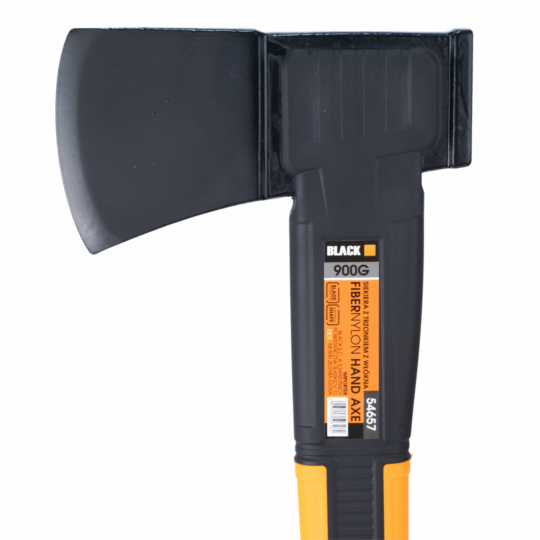 AXE 900G UNIVERSAL HATCHET WITH FIBER NYLON HANDLE, BLACK