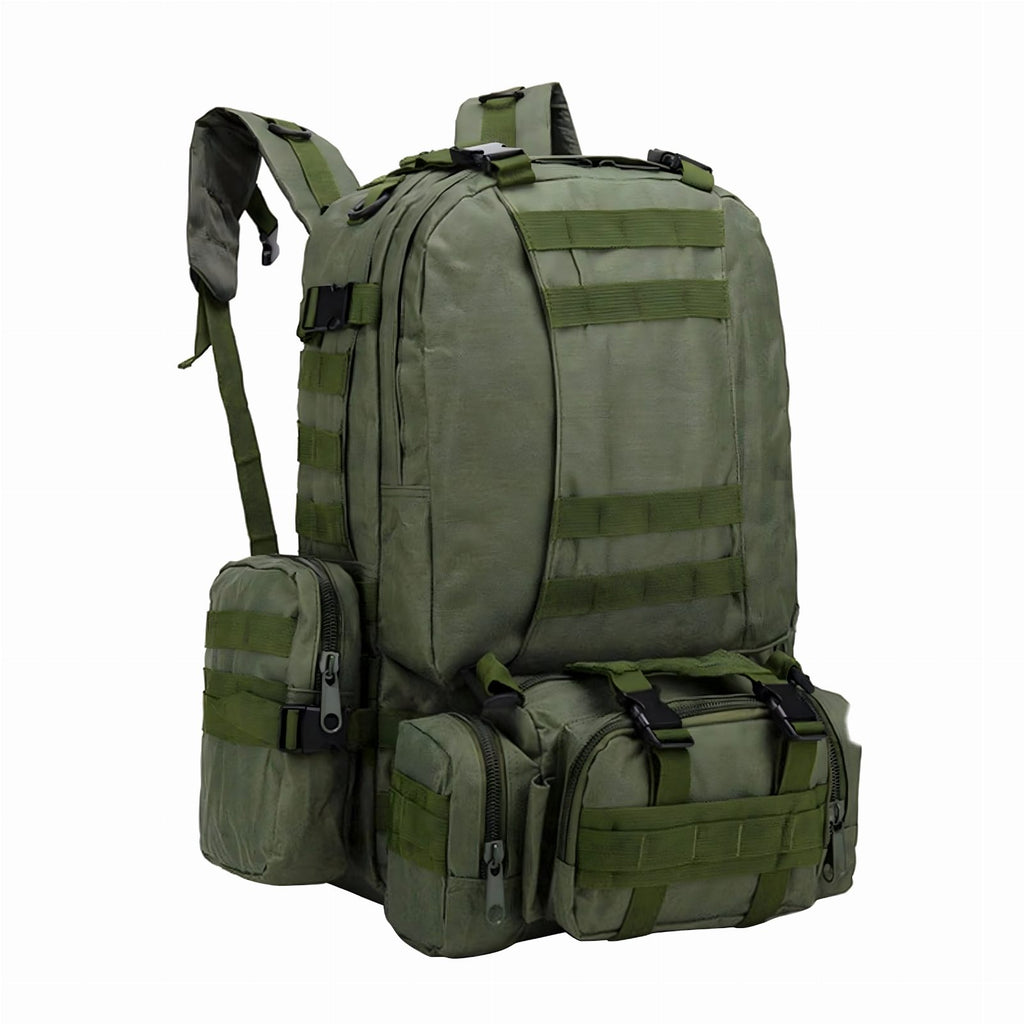 Military Tactical Backpack 4-in-1 Large 50L Green