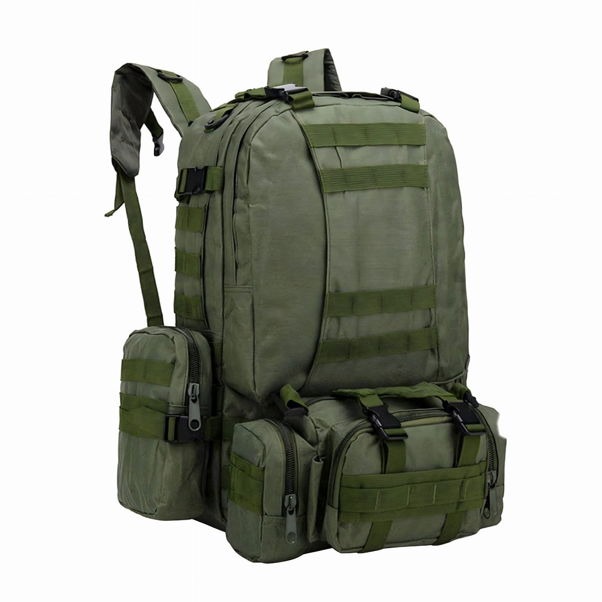 Military Tactical Backpack 4-in-1 Large 50L Green