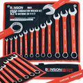 Benson by Black 12-Piece Complete Wrench Set in Rubber, 6-27mm