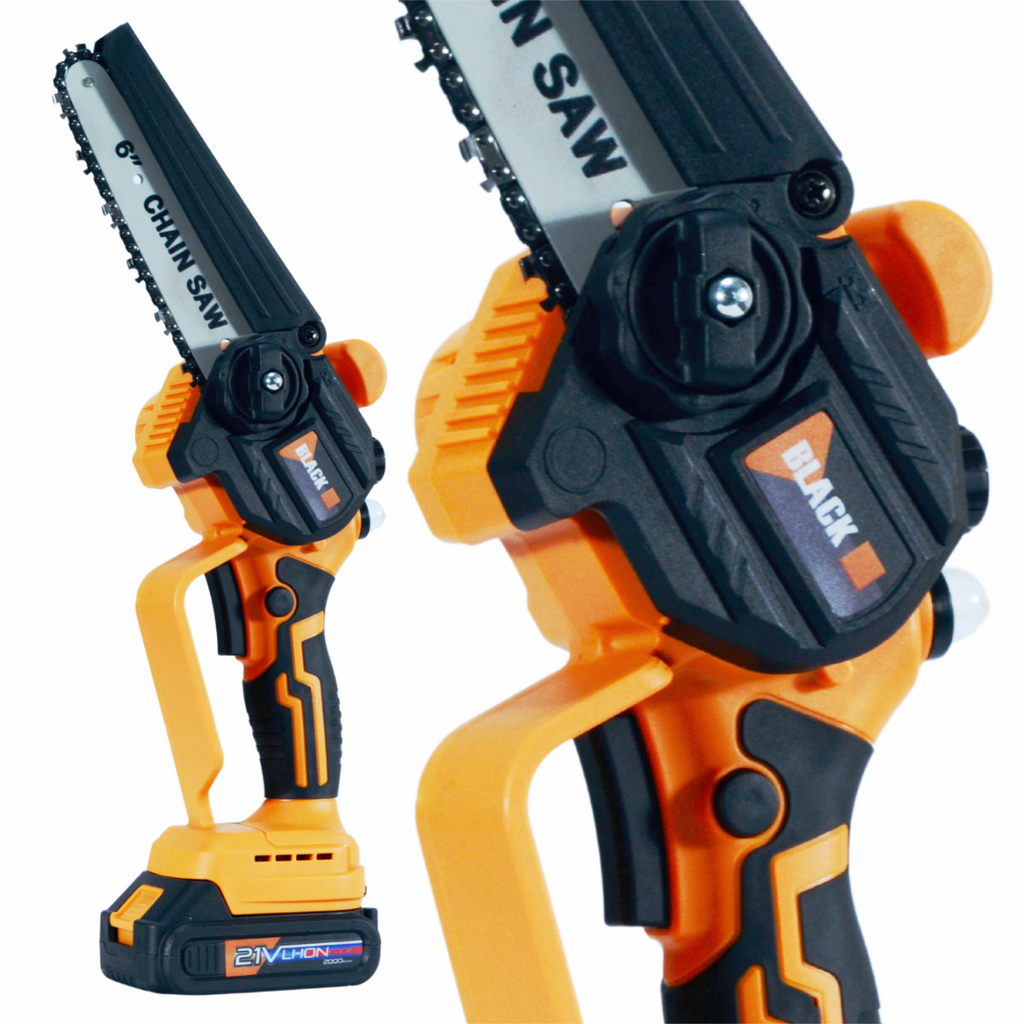 Juhtmeta kettsaag 150mm 21V 2Ah 2 akuga ja määrdega