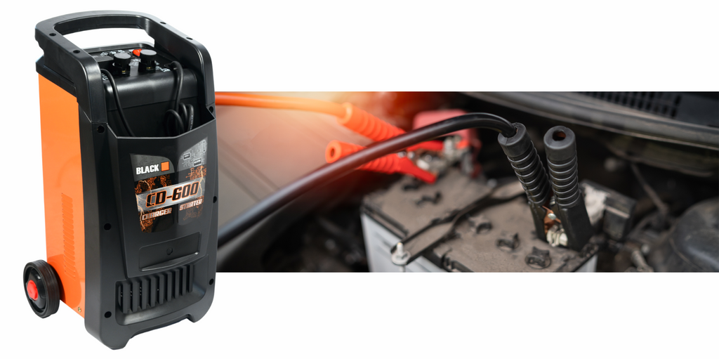 Battery Charger with Starter Function for 12V and 24V 600A Batteries