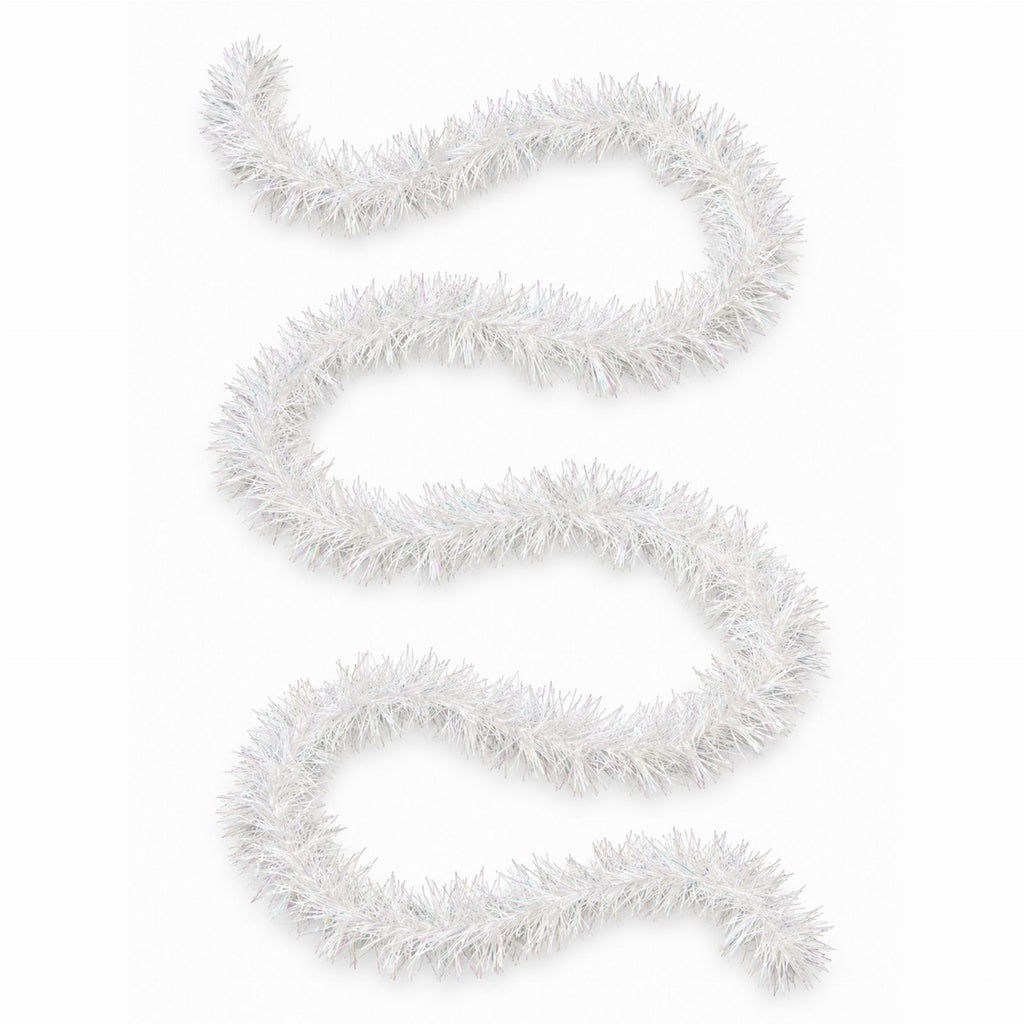 Valge läikiv jõulugirlandikett 2 m × 9 cm 1 tk RC-K-2666