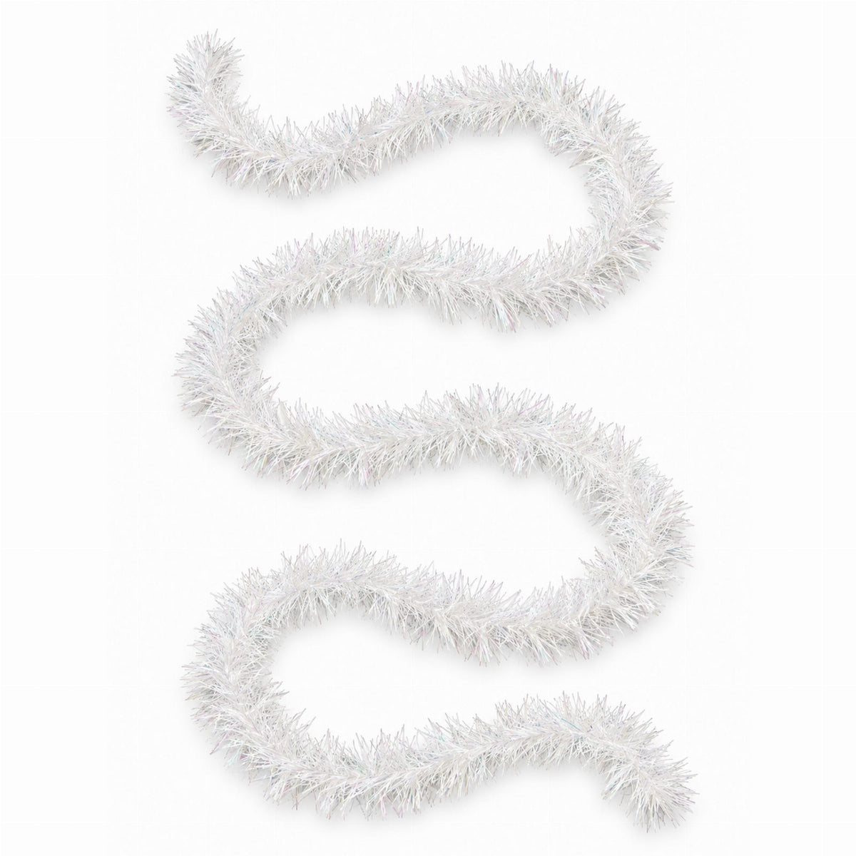 Valge läikiv jõulugirlandikett 2 m × 9 cm 1 tk RC-K-2666