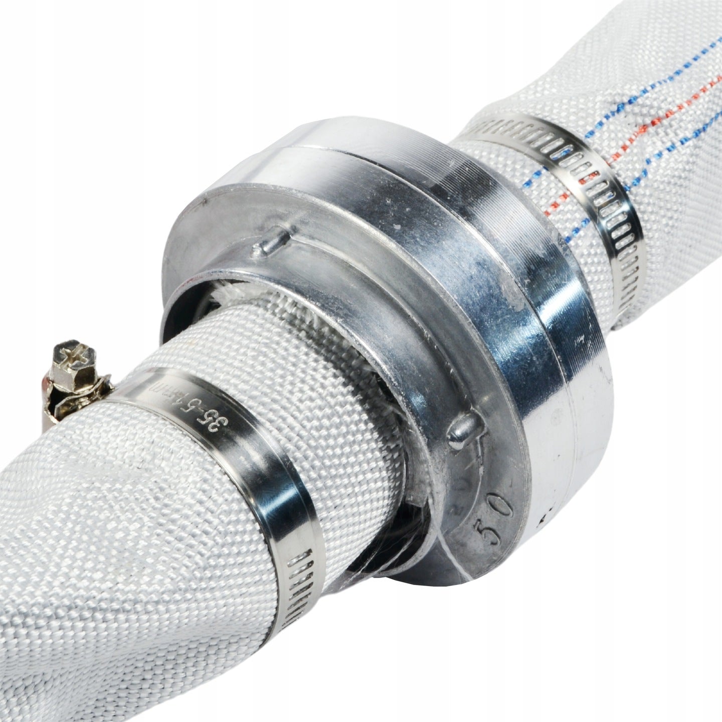 2-Inch 30M Fire Hose Canvas for Water Septic Tank with Quick Couplings for Pump