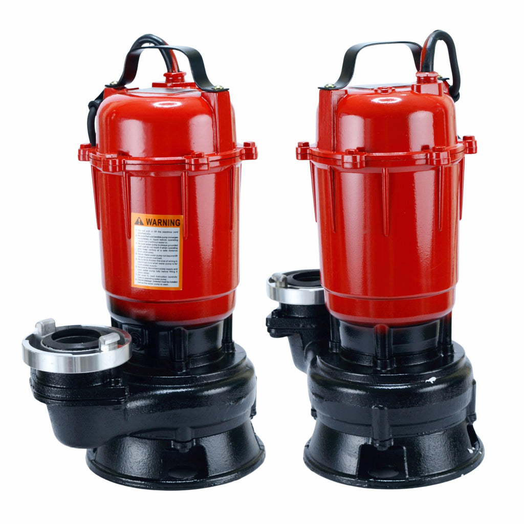 Musta värvi alumiiniumist reoveepump ilma ujukita, Black