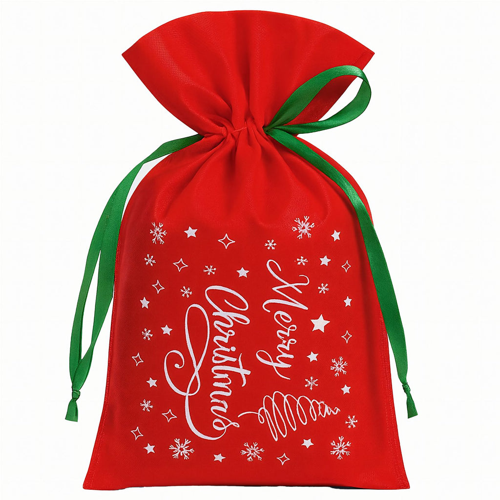 Set of 8 Decorative Holiday Gift Bags with Ribbon 8 pcs