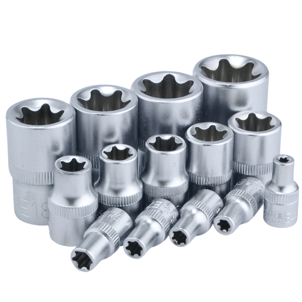 14 tk Torx sisemine padrunvõtmete komplekt E4 - E24