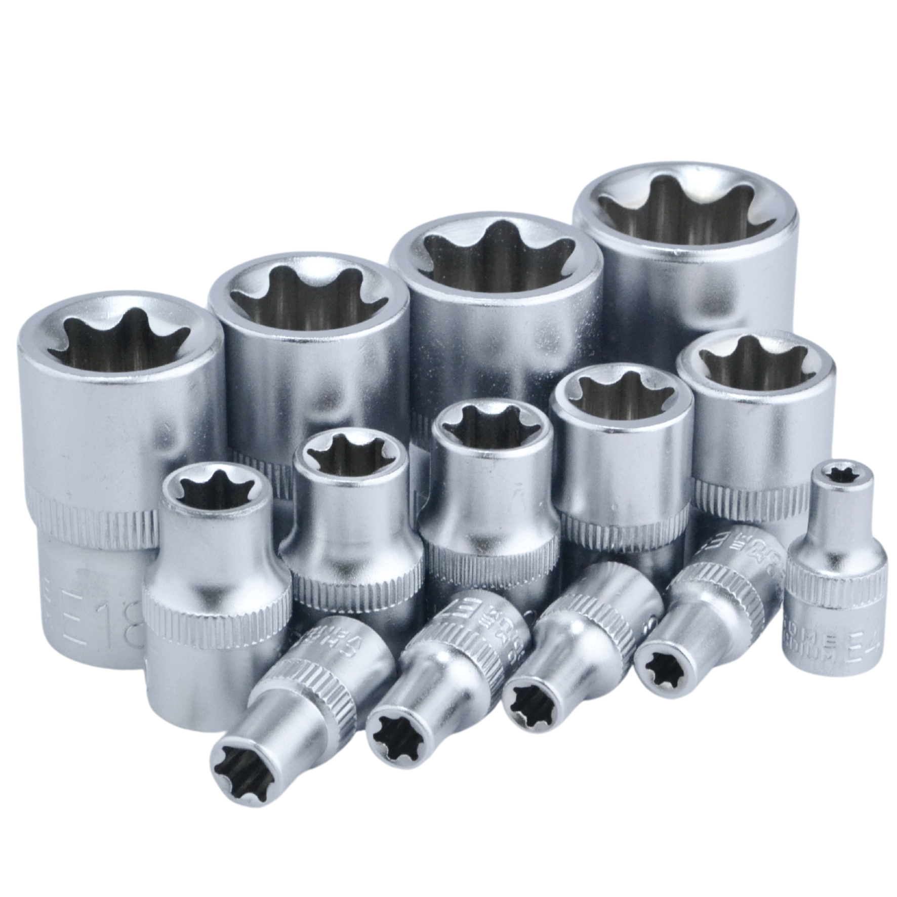 14 tk Torx sisemine padrunvõtmete komplekt E4 - E24