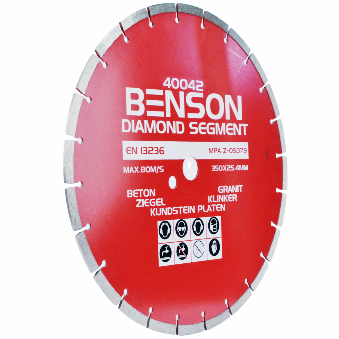 Benson teemantketas 350x25.4 tellisele, betoonile, liivakivile, katusekivile ja sillutuskivile