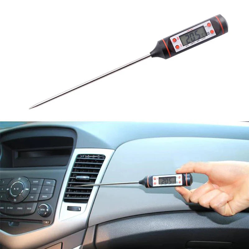 Digital Food Thermometer with LCD Display