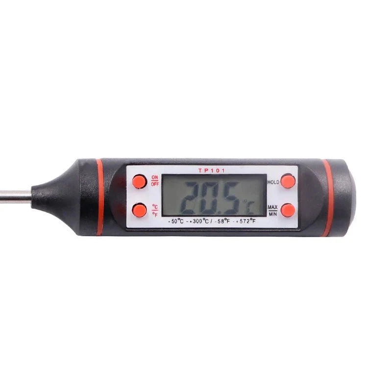 Digital Food Thermometer with LCD Display