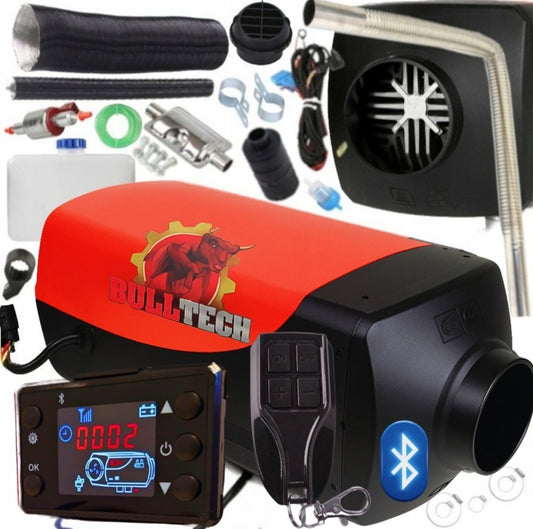 Diiselõhksoojendi BULL - TECH BT - 001E PRO 12 kW, 12/24 V, Bluetooth - Ostuklikk