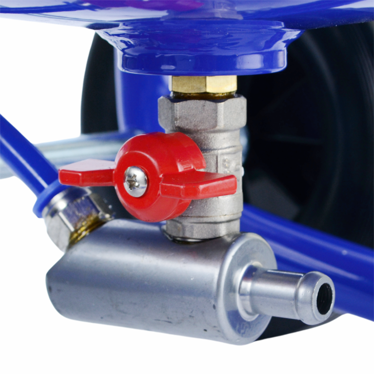 19L mobiilne liivapritsi komplekt süstla, püstoli, 4 düüsi, maski ja voolikuga ratastel