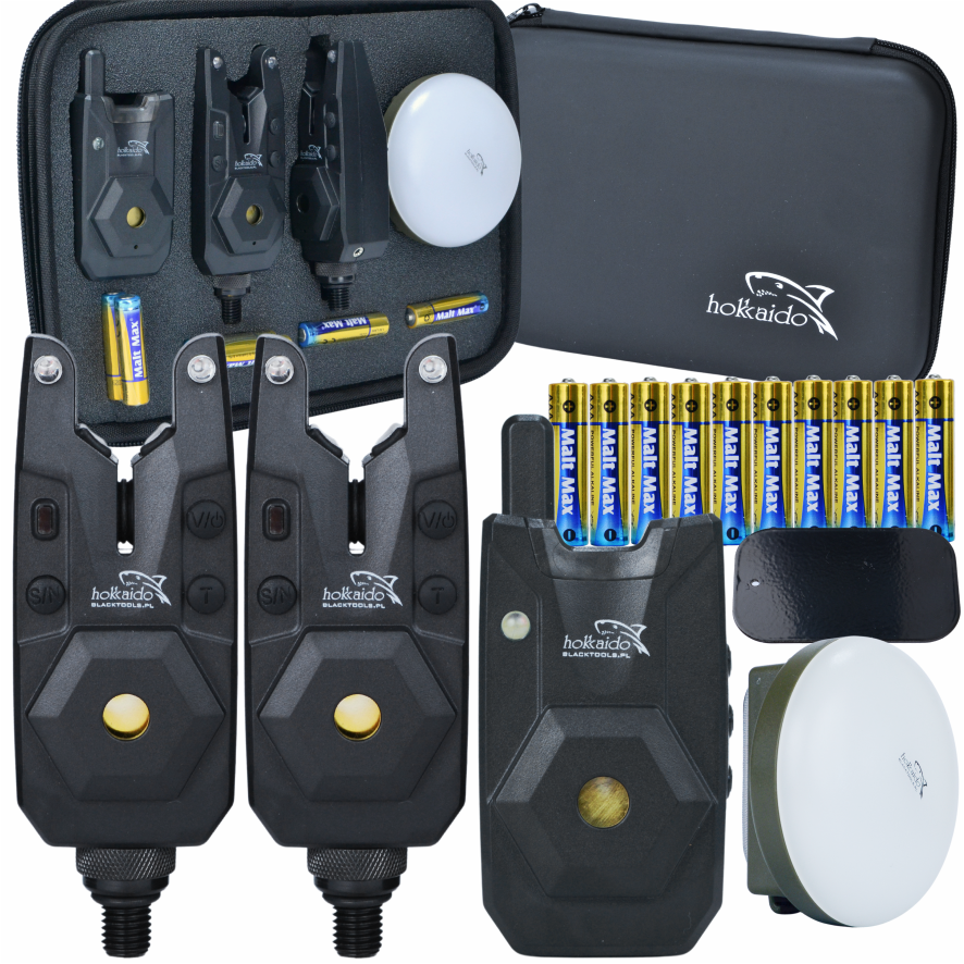 2+1 kalasignalisatsiooni komplekt juhtseadme ja LMPKA Hokkaido kohvriga