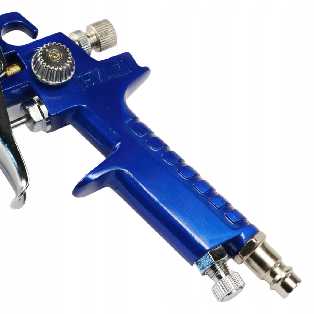 HVLP Paint Spray Gun with 1.0mm Nozzle and 120ml Tank