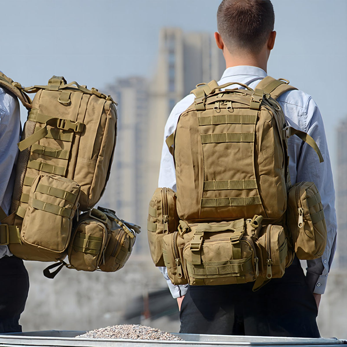 Military Tactical Backpack 4-in-1 Large 50L Green