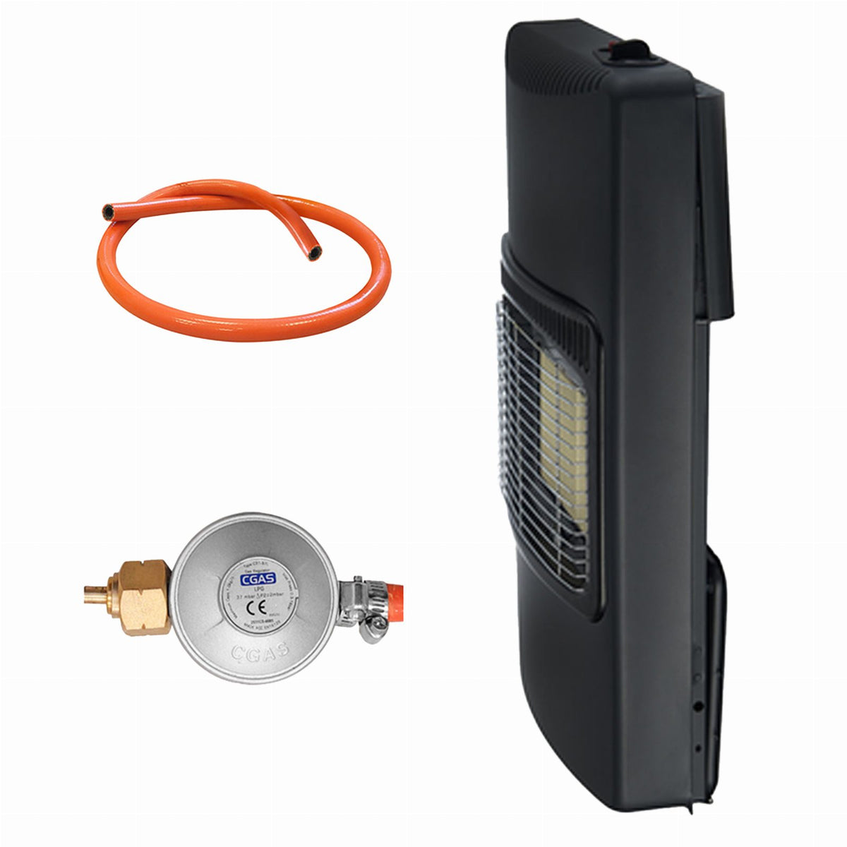 Gas Heater Propane Butane LPG 4.2 kW with 60m Regulator